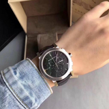  Shop Authentic Burberry The City Grey Dial Black Leather Strap Watch for Men - BU9359 - Luxxuri