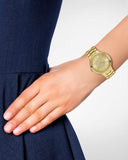 Shop Authentic Guess Madison Diamonds Gold Dial Gold Steel Strap Watch for Women - W0637L2 - Luxxuri