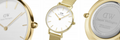  Shop Authentic Daniel Wellington Classic Petite Evergold White Dial Gold Mesh Bracelet Watch For Women - DW00100350 - Luxxuri