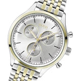  Shop Authentic Hugo Boss Companion Silver Dial Two Tone Mesh Bracelet Watch for Men - 1513654 - Luxxuri