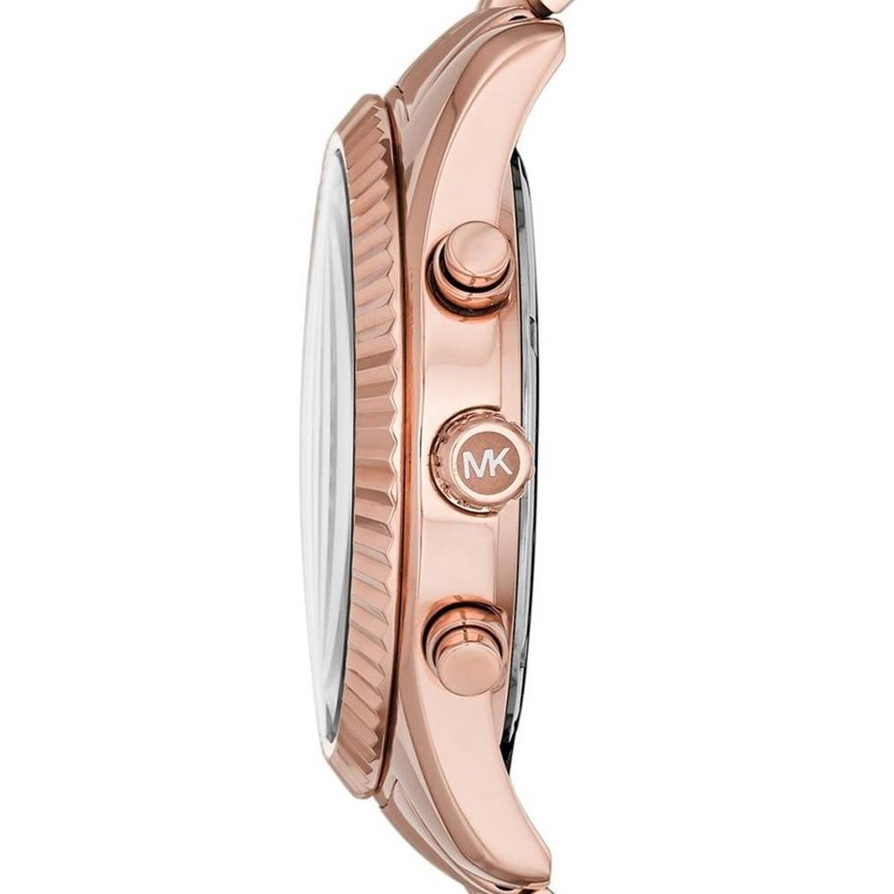  Shop Authentic Michael Kors Lexington Rose Gold Dial Rose Gold Steel Strap Watch for Men - MK8319 - Luxxuri