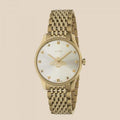  Shop Authentic Gucci G Timeless Quartz Silver Dial Gold Steel Strap Watch For Women - YA1264155 - Luxxuri