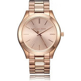  Shop Authentic Michael Kors Mini Slim Runway Chronograph Quartz Rose Gold Dial Rose Gold Steel Strap Watch For Women - MK3205 - Luxxuri