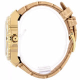  Shop Authentic Guess Limelight Quartz Silver Dial Golden Leather Strap Watch For Women - W0775L2 - Luxxuri