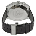  Shop Authentic Calvin Klein Masculine Chronograph White Dial Black Leather Strap Watch for Men - K2H27120 - Luxxuri
