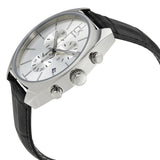  Shop Authentic Calvin Klein Masculine Chronograph White Dial Black Leather Strap Watch for Men - K2H27120 - Luxxuri