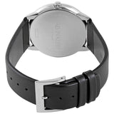  Shop Authentic Calvin Klein Minimal Diamonds Black Dial Black Leather Strap Watch for Men - K3M211CS - Luxxuri