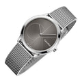  Shop Authentic Calvin Klein Minimal Black Dial Silver Mesh Bracelet Watch for Women - K3M22123 - Luxxuri