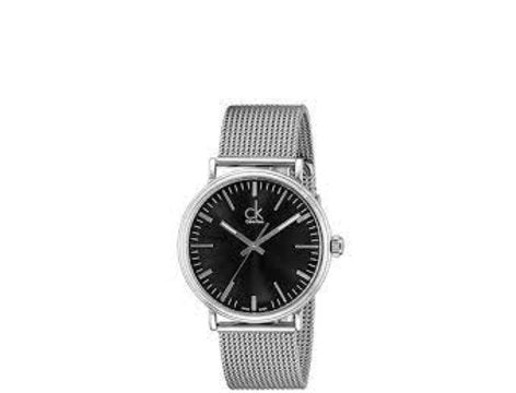  Shop Authentic Calvin Klein Surround Black Dial Silver Mesh Bracelet Watch for Men - K3W21121 - Luxxuri