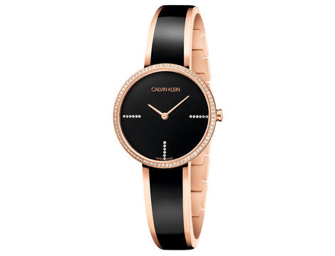  Shop Authentic Calvin Klein Seduce Black Dial Two Tone Steel Strap Watch for Women - K4E2NX1S - Luxxuri