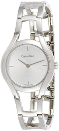  Shop Authentic Calvin Klein Class White Dial Silver Steel Strap Watch for Women - K6R23126 - Luxxuri