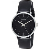  Shop Authentic Calvin Klein High Noon Quartz Black Dial Black Leather Strap Watch for Men - K8M211C1 - Luxxuri