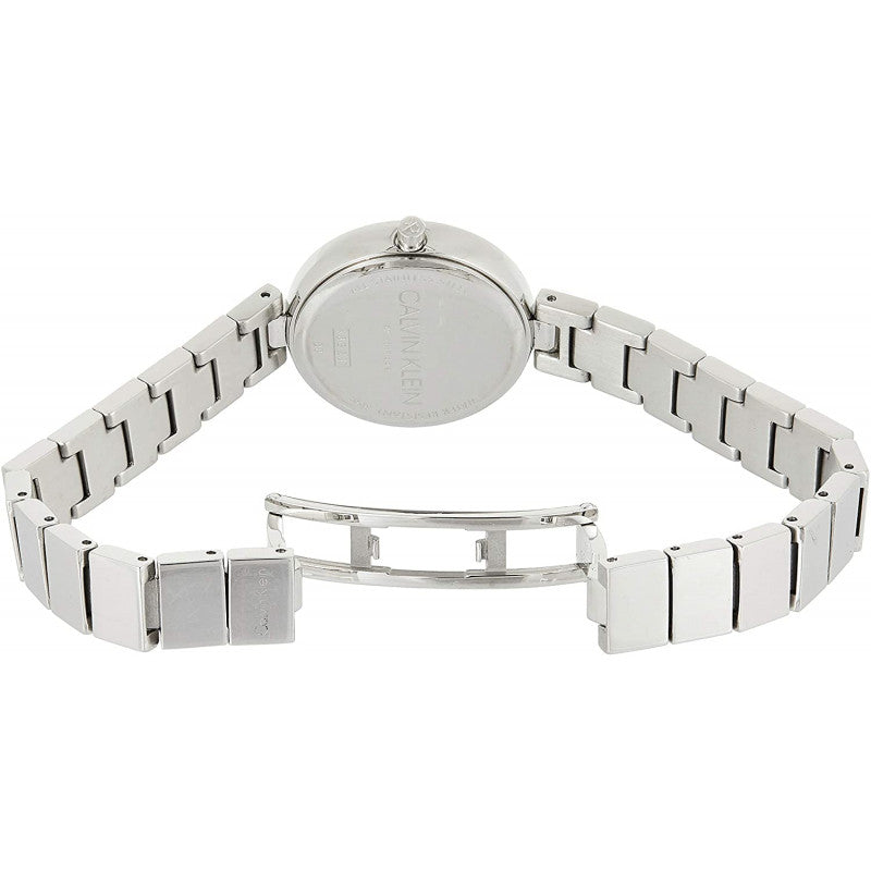  Shop Authentic Calvin Klein Authentic Black Dial Silver Steel Strap Watch for Women - K8G23141 - Luxxuri