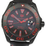  Shop Authentic Tag Heuer Aquaracer Caliber 5 Black Dial Black Nylon Strap Watch for Men - WAY208A.FC6381 - Luxxuri