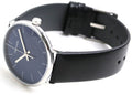  Shop Authentic Calvin Klein High Noon Quartz Blue Dial Black Leather Strap Watch for Men - K8M211CN - Luxxuri