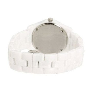 Marc Jacobs Marc White Dial White Ceramic Strap Watch for Women - MBM9500