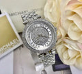 Michael Kors Darci Silver Dial Silver Steel Strap Watch for Women - MK3476