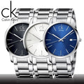  Shop Authentic Calvin Klein City Silver Dial Silver Steel Strap Watch for Men - K2G2G146 - Luxxuri