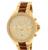  Shop Authentic Michael Kors Wren Gold Dial Two Tone Steel Strap Watch for Women - MK6294 - Luxxuri