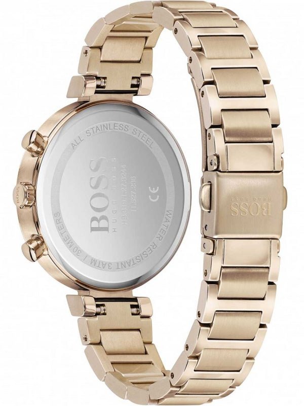  Shop Authentic Hugo Boss Prima Gold Dial Gold Steel Strap Watch for Women - 1502571 - Luxxuri