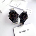  Shop Authentic Calvin Klein Minimal Black Dial Black Steel Strap Watch For Men - K3M524Z1 - Luxxuri