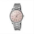  Shop Authentic Gucci G Timeless Diamonds Mother of Pearl Pink Dial Silver Steel Strap Watch for Women - YA1265062 - Luxxuri