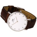  Shop Authentic Daniel Wellington Classy St Mawes White Dial Brown Leather Strap Watch For Women - DW00100079 - Luxxuri