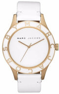  Shop Authentic Marc Jacobs Blade White Dial White Leather Strap Watch for Women - MBM1098 - Luxxuri