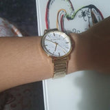  Shop Authentic Michael Kors Addyson Three-Hand White Dial Gold Steel Strap Watch for Women - MK4712 - Luxxuri