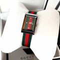  Shop Authentic Gucci G-Frame Mother of Pearl Dial Two Tone Nylon Strap Watch For Women - YA147404 - Luxxuri