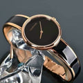  Shop Authentic Calvin Klein Seduce Black Dial Two Tone Steel Strap Watch for Women - K4E2N611 - Luxxuri