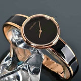  Shop Authentic Calvin Klein Seduce Black Dial Two Tone Steel Strap Watch for Women - K4E2N611 - Luxxuri