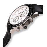  Shop Authentic Hugo Boss Rafale Chronograph Quartz Silver Dial Black Leather Strap Watch For Men - 1513403 - Luxxuri