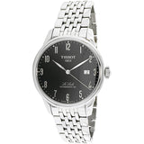  Shop Authentic Tissot T Classic Powermatic 80 Black Dial Silver Steel Strap Watch For Men - T41.1.483.52 - Luxxuri