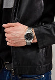  Shop Authentic Emporio Armani Valente Quartz Black Dial Silver Steel Strap Watch For Men - AR11086 - Luxxuri