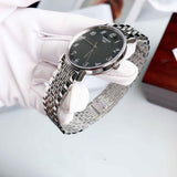  Shop Authentic Tissot T Classic Everytime Quartz Black Dial Silver Steel Strap Watch for Men - T109.410.11.072.00 - Luxxuri