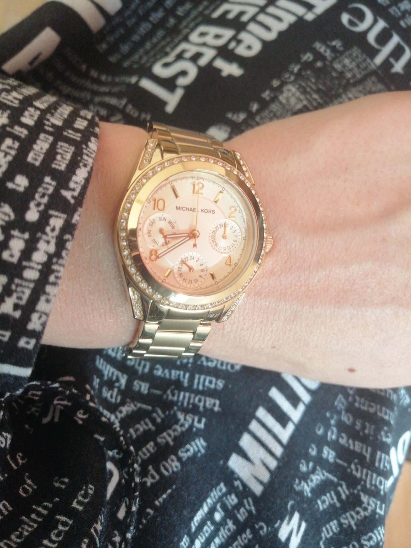  Shop Authentic Michael Kors Blair Gold Dial Gold Steel Strap Watch for Women - MK5639 - Luxxuri