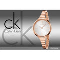  Shop Authentic Calvin Klein Lively White Dial Rose Gold Steel Strap Watch for Women - K4U23626 - Luxxuri