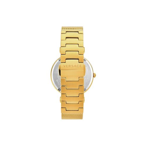  Shop Authentic Versace Palazzo Empire Greca White Dial Gold Mesh Bracelet Watch for Women - VEDV00619 - Luxxuri