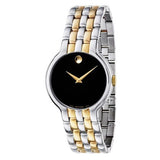  Shop Authentic Movado Veturi Quartz Black Dial Two Tone Steel Strap Watch for Men - 0606932 - Luxxuri
