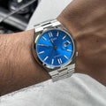  Shop Authentic Citizen x Pantone Automatic Blue Dial Silver Steel Strap Watch For Men - NJ0158-89L - Luxxuri