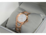  Shop Authentic Calvin Klein Class White Dial Rose Gold Steel Strap Watch for Women - K6R23626 - Luxxuri
