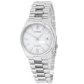  Shop Authentic Citizen Tsuyosa Automatic White Dial Silver Steel Strap Watch For Men - NJ0150-81A - Luxxuri