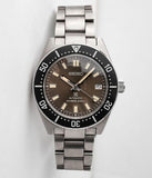  Shop Authentic Seiko Prospex 55th Anniversary Edition Brown Dial Silver Steel Strap Watch For Men - SPB145J1 - Luxxuri