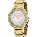  Shop Authentic Michael Kors Kerry Mother of Pearl Dial Gold Steel Strap Watch for Women - MK3396 - Luxxuri