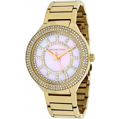  Shop Authentic Michael Kors Kerry Mother of Pearl Dial Gold Steel Strap Watch for Women - MK3396 - Luxxuri