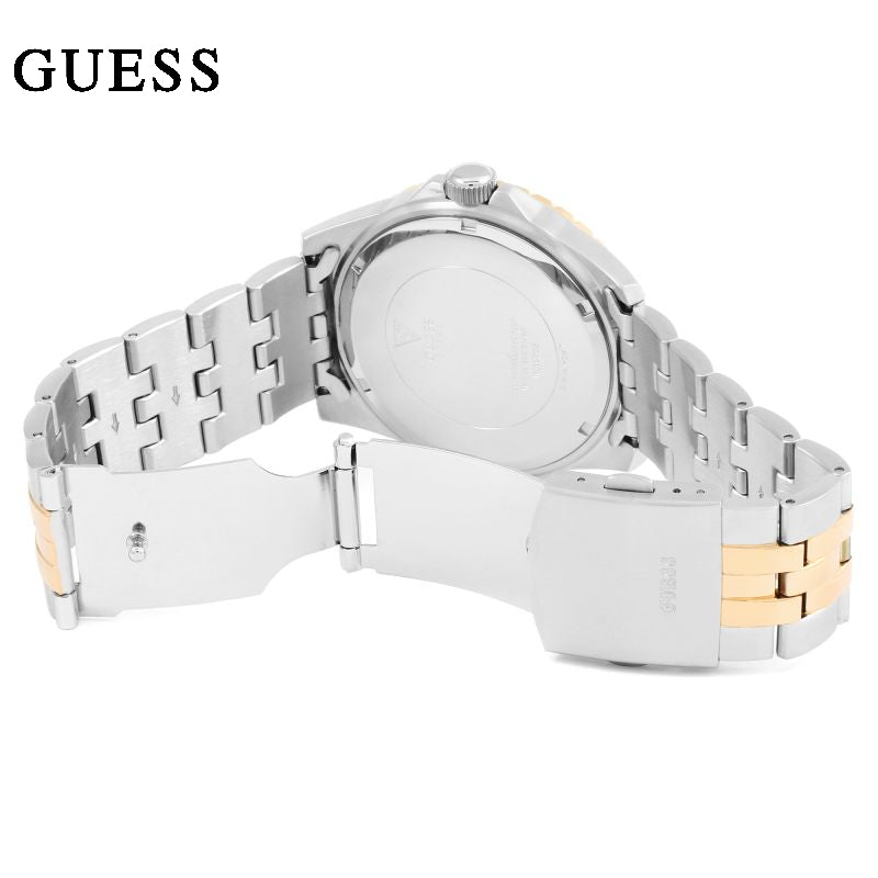  Shop Authentic Guess Odyssey Blue Dial Two Tone Steel Strap Watch For Men - W1107G3 - Luxxuri