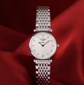  Shop Authentic Longines La Grande Classique Diamonds White Dial Silver Steel Strap Watch for Women - L4.209.4.87.6 - Luxxuri