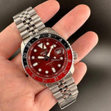  Shop Authentic Seiko 5 Sports Thong Sia Limited Edition Red Dial Silver Steel Strap Watch For Men - SSK031K1 - Luxxuri