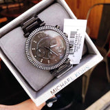  Shop Authentic Michael Kors Parker Chronograph Grey Dial Grey Steel Strap Watch For Women - MK6265 - Luxxuri